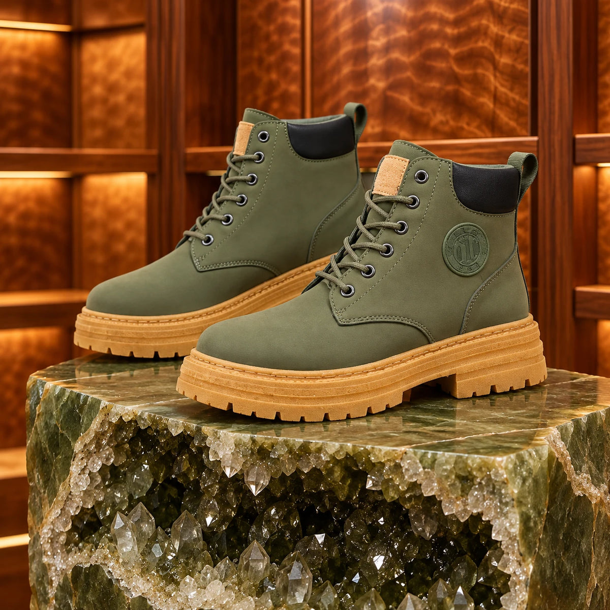 Men's High-Top Martin Boots