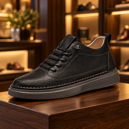 Men's Retro Mid-Top Height-Increasing Sneakers