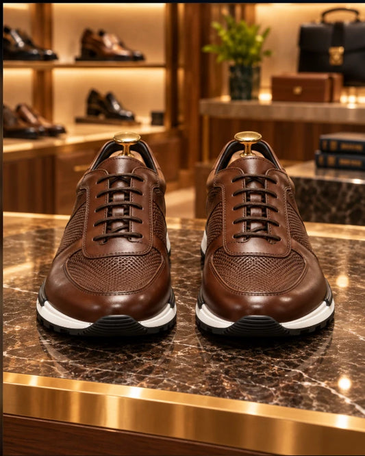 Men's Breathable Business Casual Leather Shoes