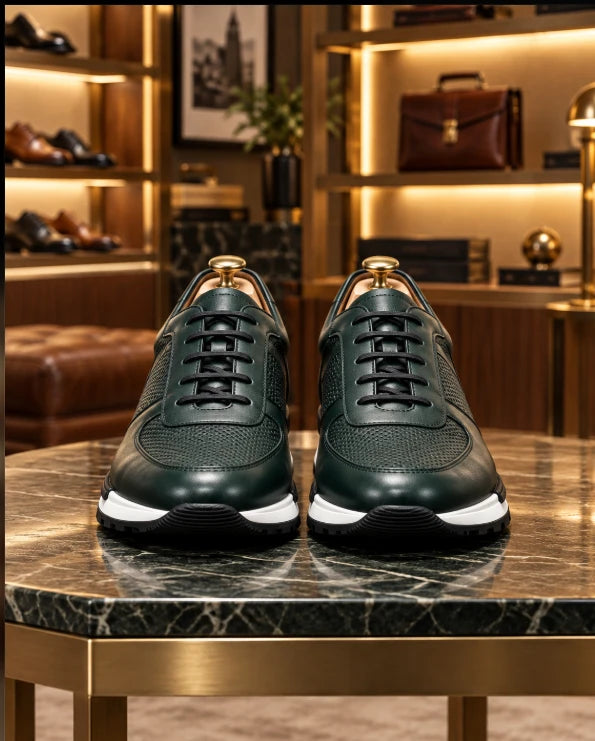 Men's Breathable Business Casual Leather Shoes